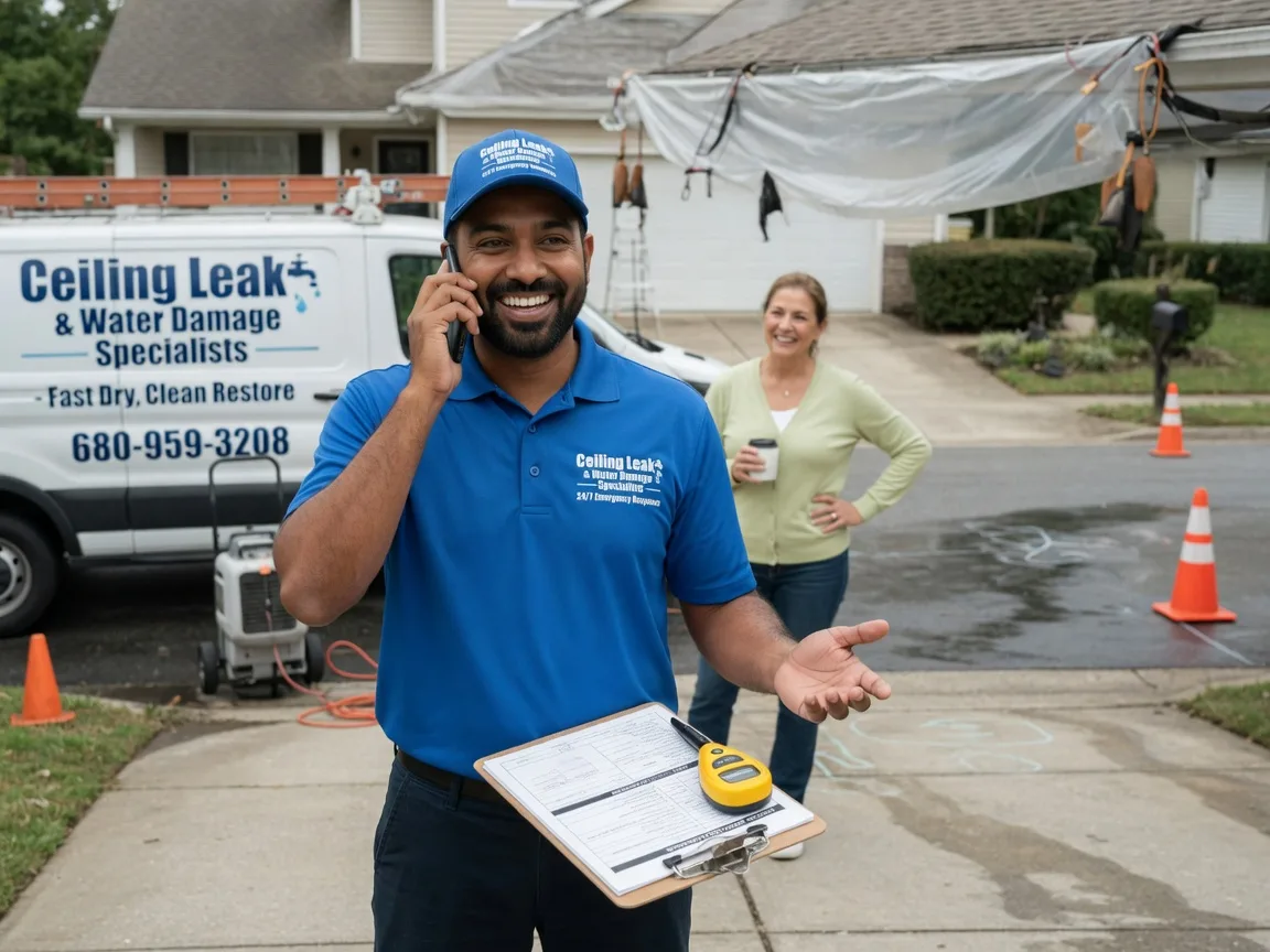 Ceiling Leak Cleanup Columbus, WI FAQs